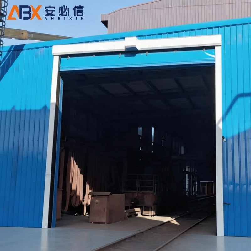 白山市软帘堆积门